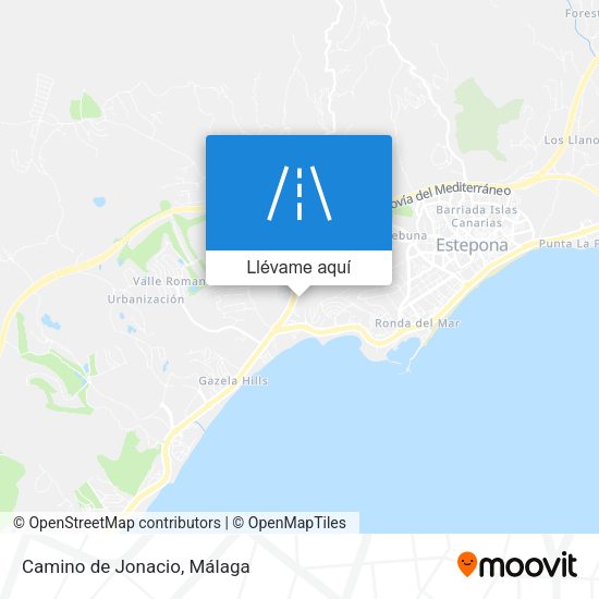Mapa Camino de Jonacio