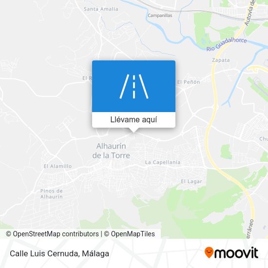 Mapa Calle Luis Cernuda