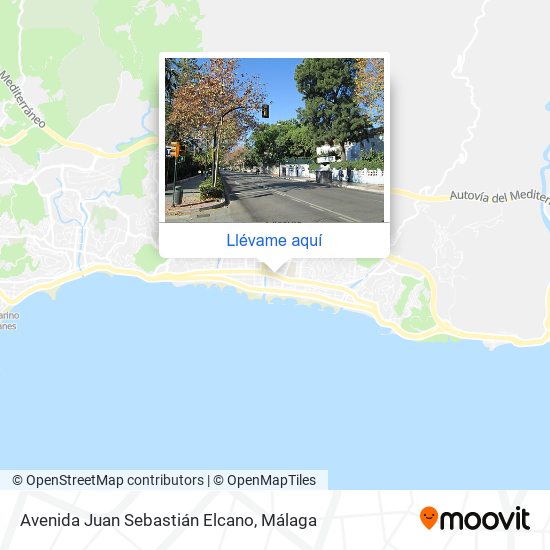 Mapa Avenida Juan Sebastián Elcano