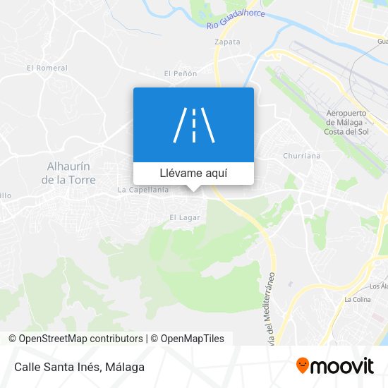 Mapa Calle Santa Inés