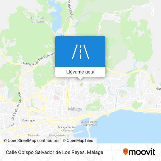 Mapa Calle Obispo Salvador de Los Reyes