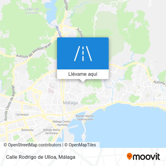 Mapa Calle Rodrigo de Ulloa