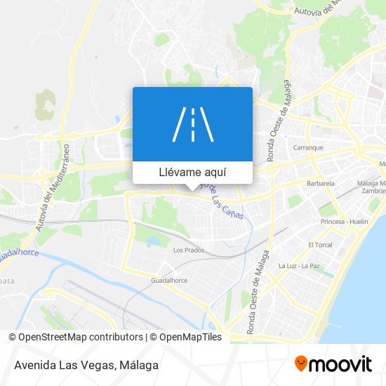 Mapa Avenida Las Vegas