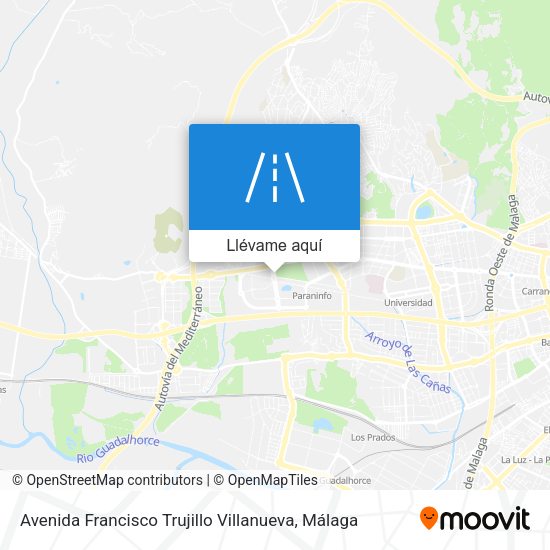 Mapa Avenida Francisco Trujillo Villanueva