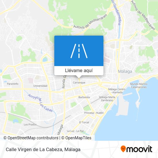 Mapa Calle Virgen de La Cabeza