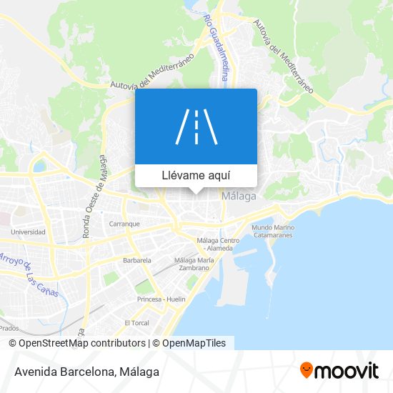 Mapa Avenida Barcelona