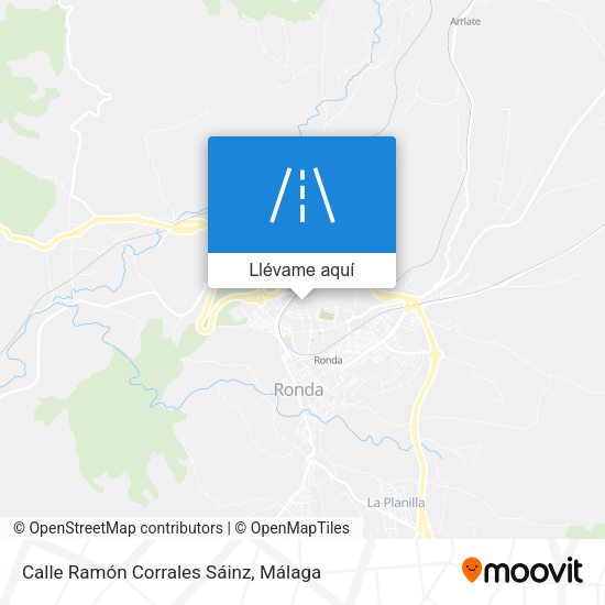 Mapa Calle Ramón Corrales Sáinz