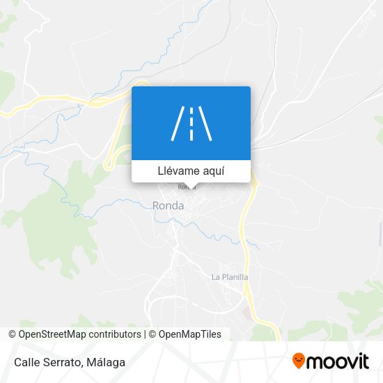 Mapa Calle Serrato