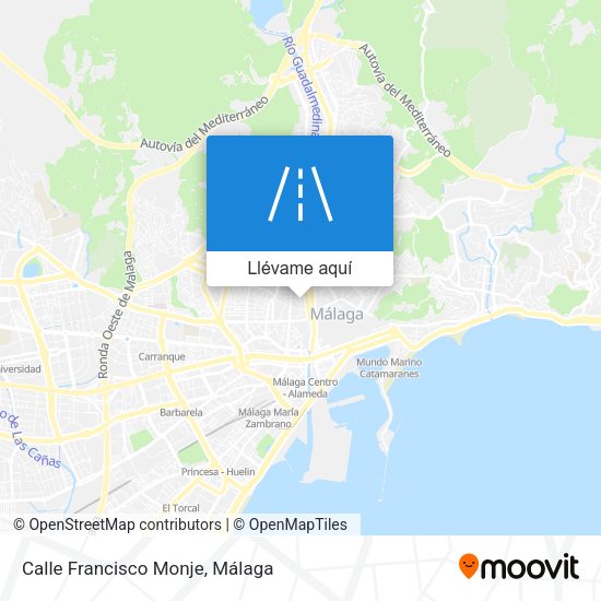 Mapa Calle Francisco Monje