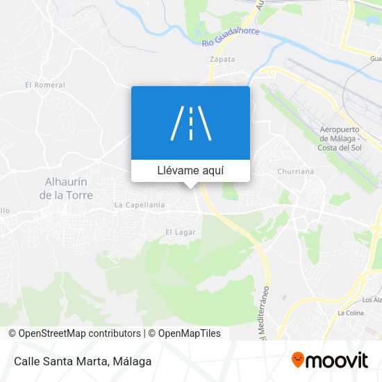 Mapa Calle Santa Marta
