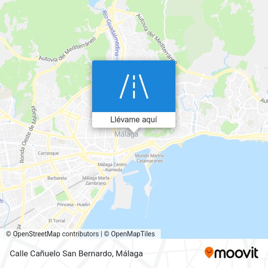 Mapa Calle Cañuelo San Bernardo
