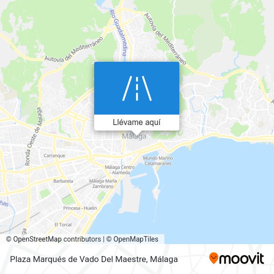 Mapa Plaza Marqués de Vado Del Maestre