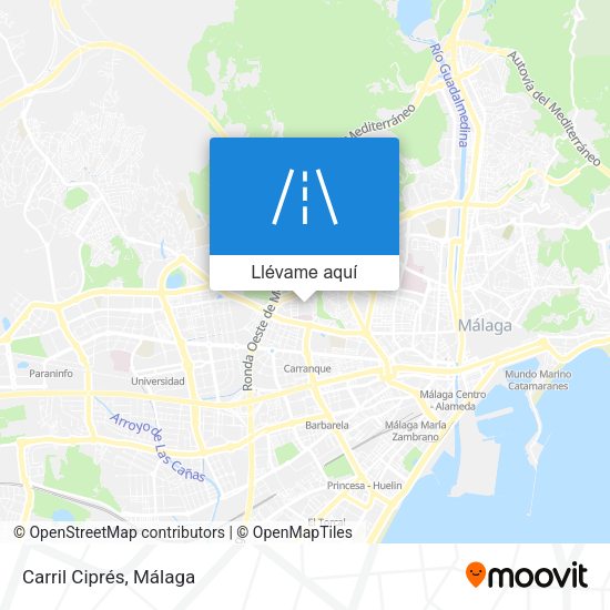 Mapa Carril Ciprés