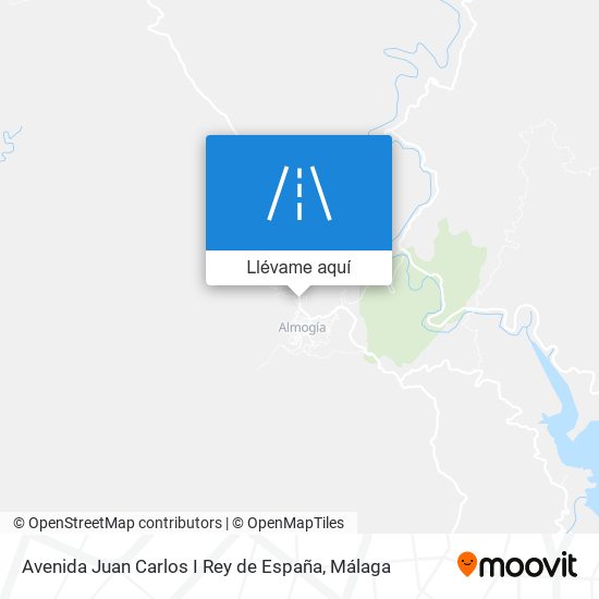 Mapa Avenida Juan Carlos I Rey de España