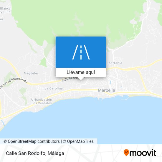 Mapa Calle San Rodolfo