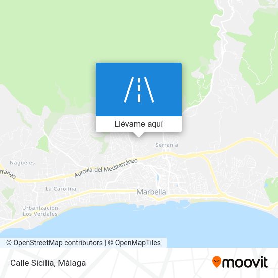 Mapa Calle Sicilia