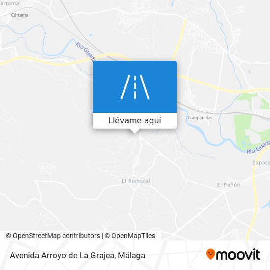 Mapa Avenida Arroyo de La Grajea