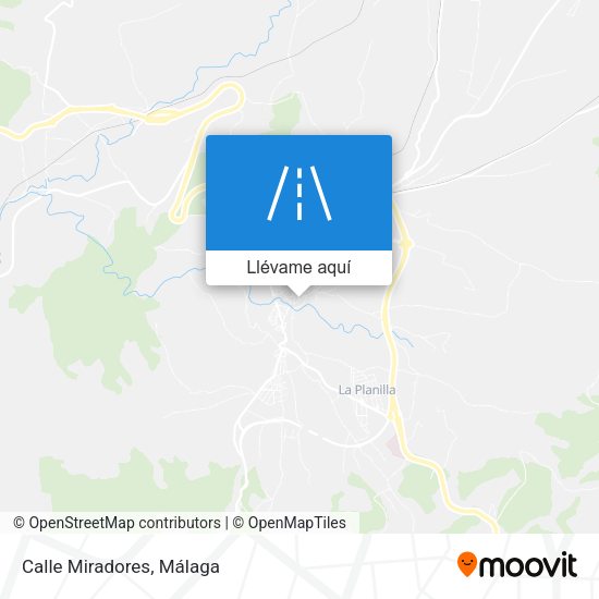 Mapa Calle Miradores