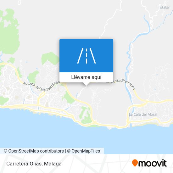 Mapa Carretera Olías