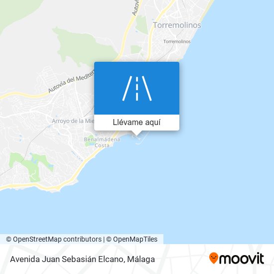 Mapa Avenida Juan Sebasián Elcano