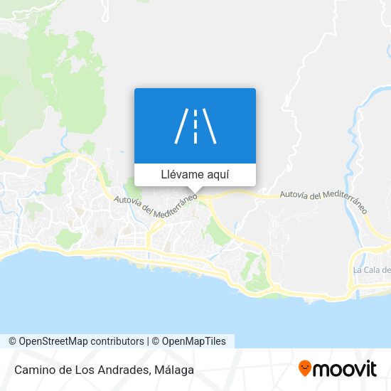 Mapa Camino de Los Andrades
