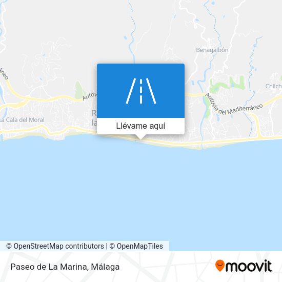 Mapa Paseo de La Marina