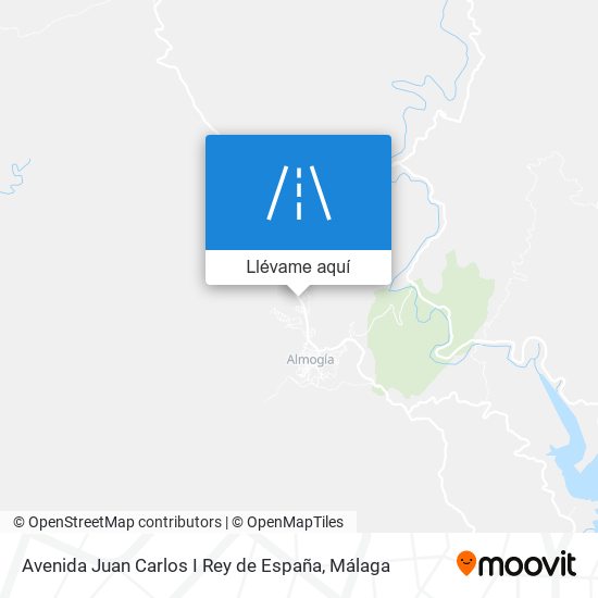 Mapa Avenida Juan Carlos I Rey de España