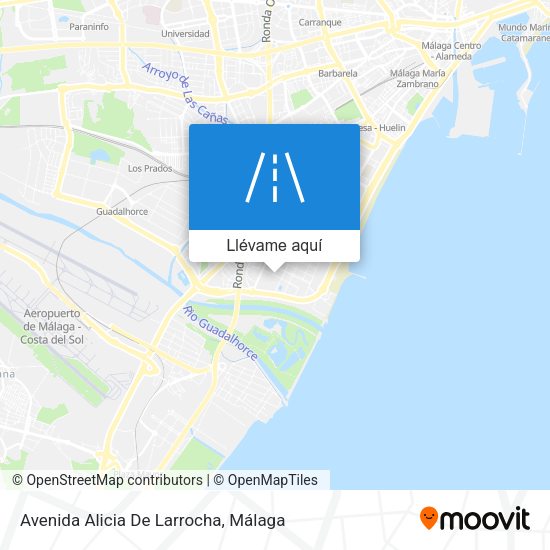 Mapa Avenida Alicia De Larrocha