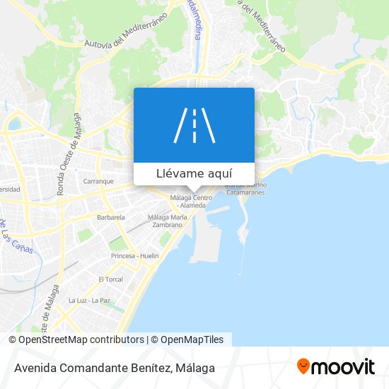 Mapa Avenida Comandante Benítez