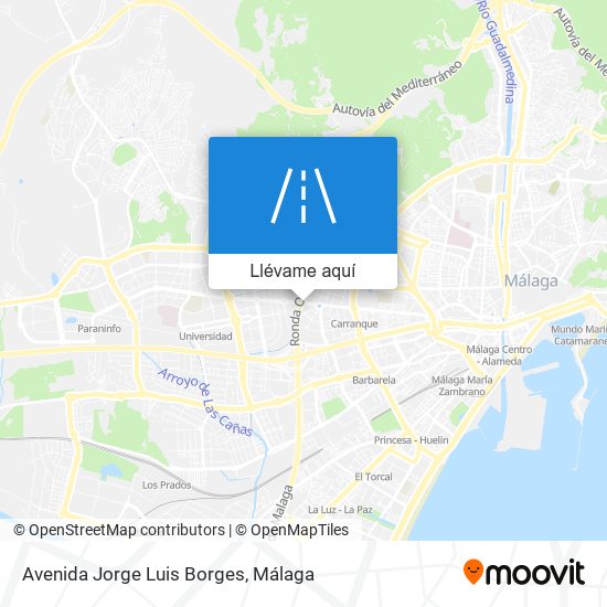 Mapa Avenida Jorge Luis Borges