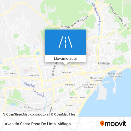 Mapa Avenida Santa Rosa De Lima