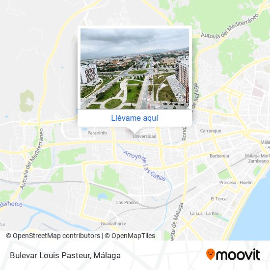 Mapa Bulevar Louis Pasteur