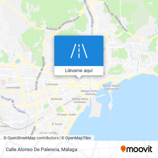Mapa Calle Alonso De Palencia