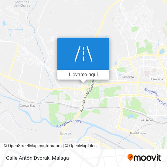 Mapa Calle Antón Dvorak