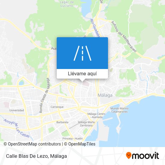 Mapa Calle Blas De Lezo