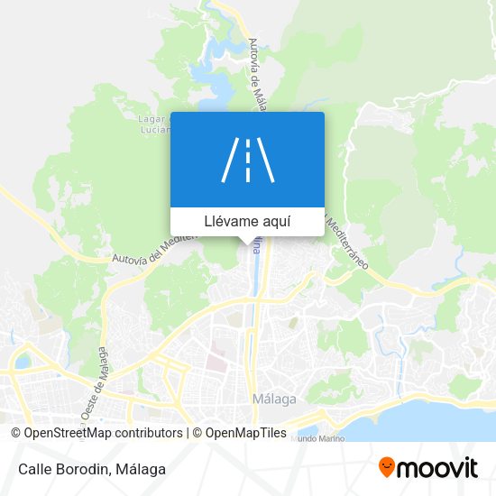 Mapa Calle Borodin