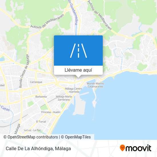 Mapa Calle De La Alhóndiga