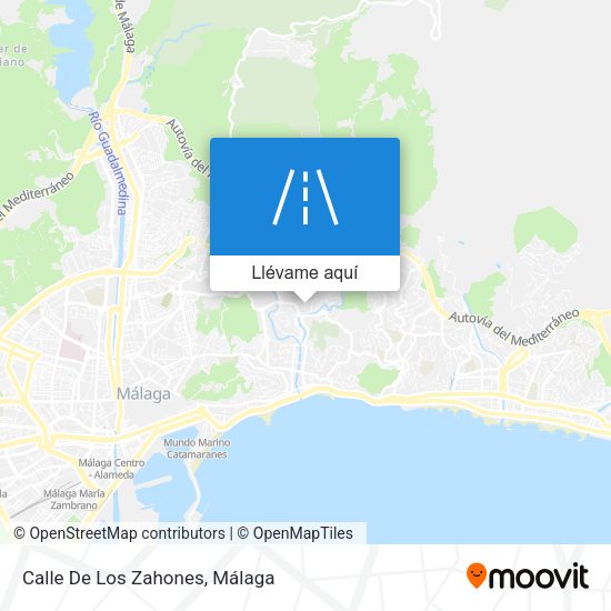 Mapa Calle De Los Zahones