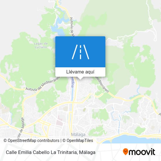 Mapa Calle Emilia Cabello La Trinitaria