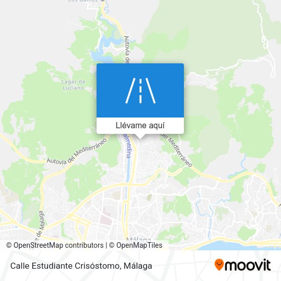 Mapa Calle Estudiante Crisóstomo