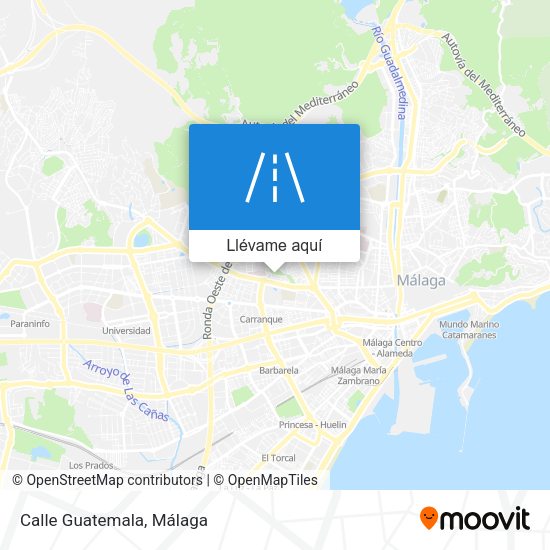 Mapa Calle Guatemala