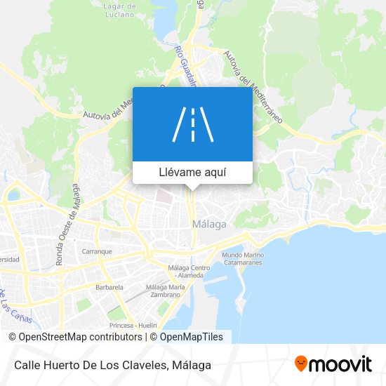 Mapa Calle Huerto De Los Claveles