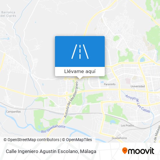 Mapa Calle Ingeniero Agustín Escolano