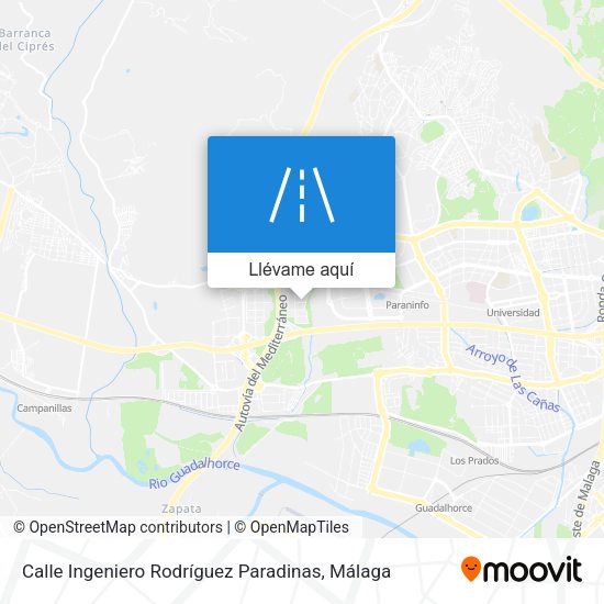 Mapa Calle Ingeniero Rodríguez Paradinas
