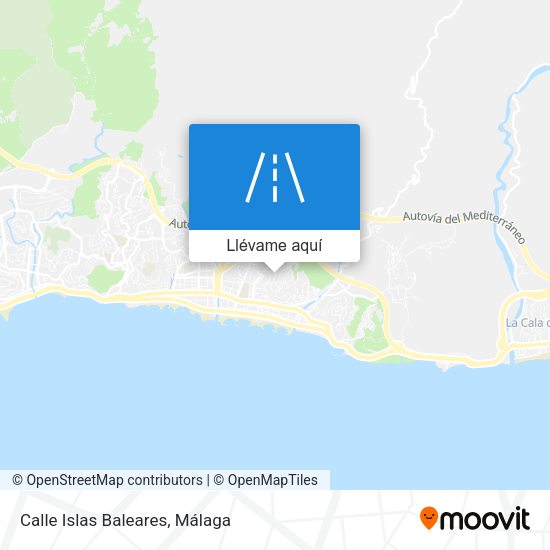 Mapa Calle Islas Baleares