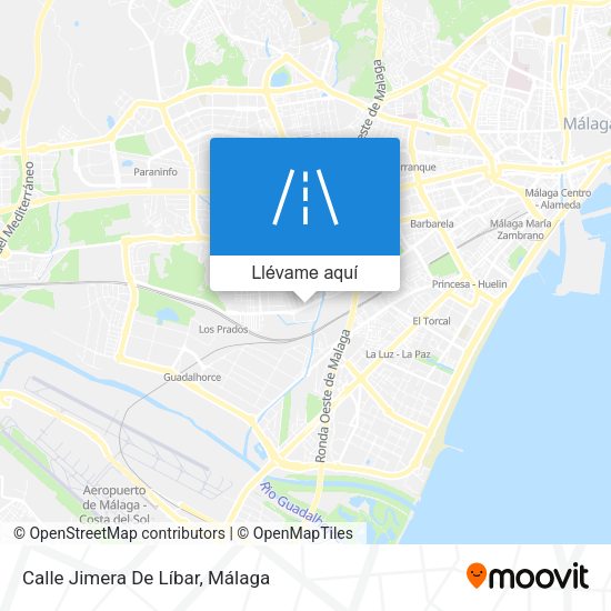 Mapa Calle Jimera De Líbar