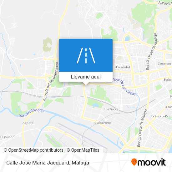Mapa Calle José María Jacquard