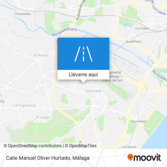 Mapa Calle Manuel Oliver Hurtado