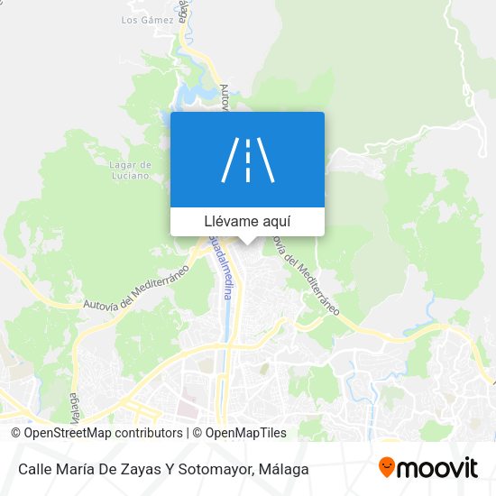 Mapa Calle María De Zayas Y Sotomayor