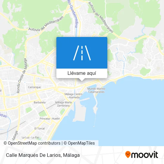 Mapa Calle Marqués De Larios